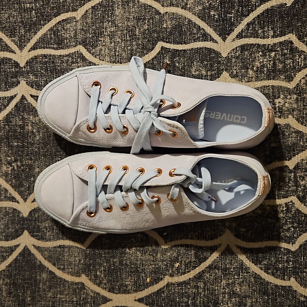 Converse CTAS light blue velvet